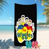 Beach Towel with The Wiggles Pattern - soft,absorbent,machine washable Lightweight&Modern,swimming,Travel Essentials