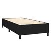 Maison Exclusive - Sommier à lattes de lit avec matelas Noir 90x200 cm Tissu