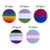 1/2PCS Clothing Rainbow Tinplate Pins Hat Decoration Gay Badge Denim Brooches Brooch Collar Pin