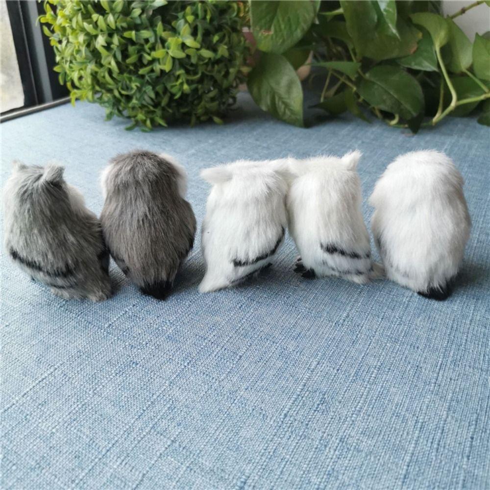 Пенопластовая имитация совы серо-белая яркая пушистая сова подарок искусственная модель совы в помещении и на открытом воздухе