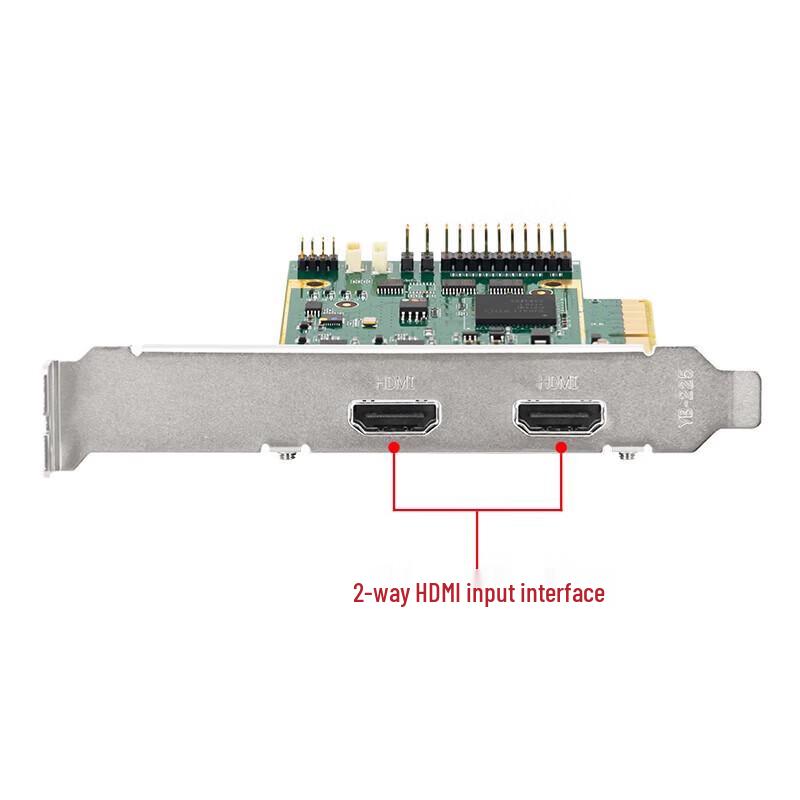 TCHD Video TC-400N2 HDMI PCIe Dual-Channel Video Capture Card