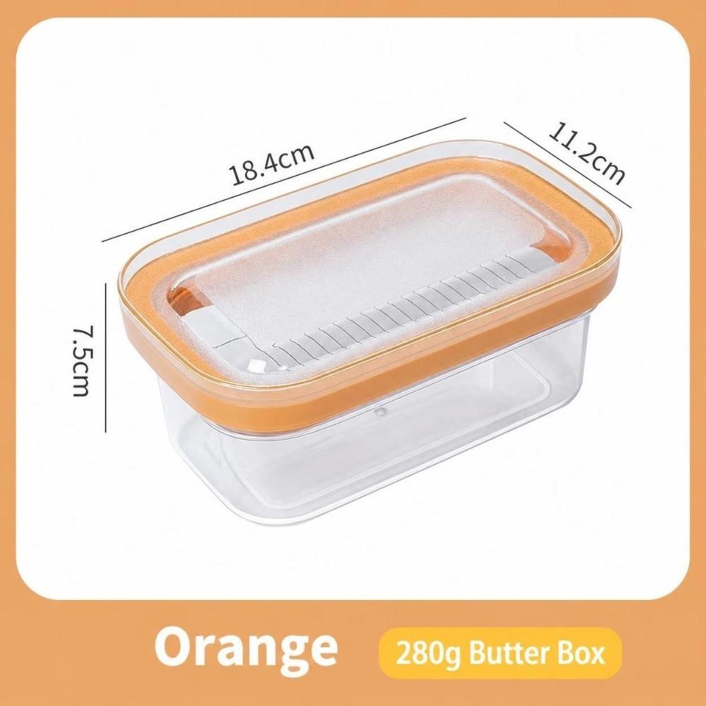 Hand Press Butter Keeper Plastic Butter Box Durable Butter Slice Container  Household