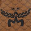 MCM Большая сумка-тоут с монограммой цвета коньяка и золотой фурнитурой для повседневного использования