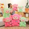 Подушка-игрушка свинка плюшевая кукла для девочки на кровать кукла-щипок детская кукла-капюшон свинка подарок