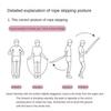 Rope Skipping Fitness Equipment Skipping Rope Sports Fitness Home Gym Outdoor Speed Training Foot Exerciser