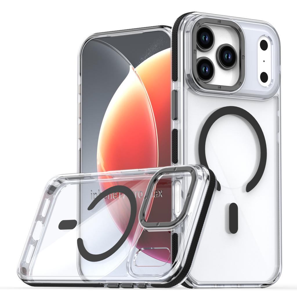 New Transparen For Magsafe Magnetic Phone Case For iPhone 17 Pro Max 17Pro 17Air 12 13 14 15 16 Pro Max 16e Shockproof Cover