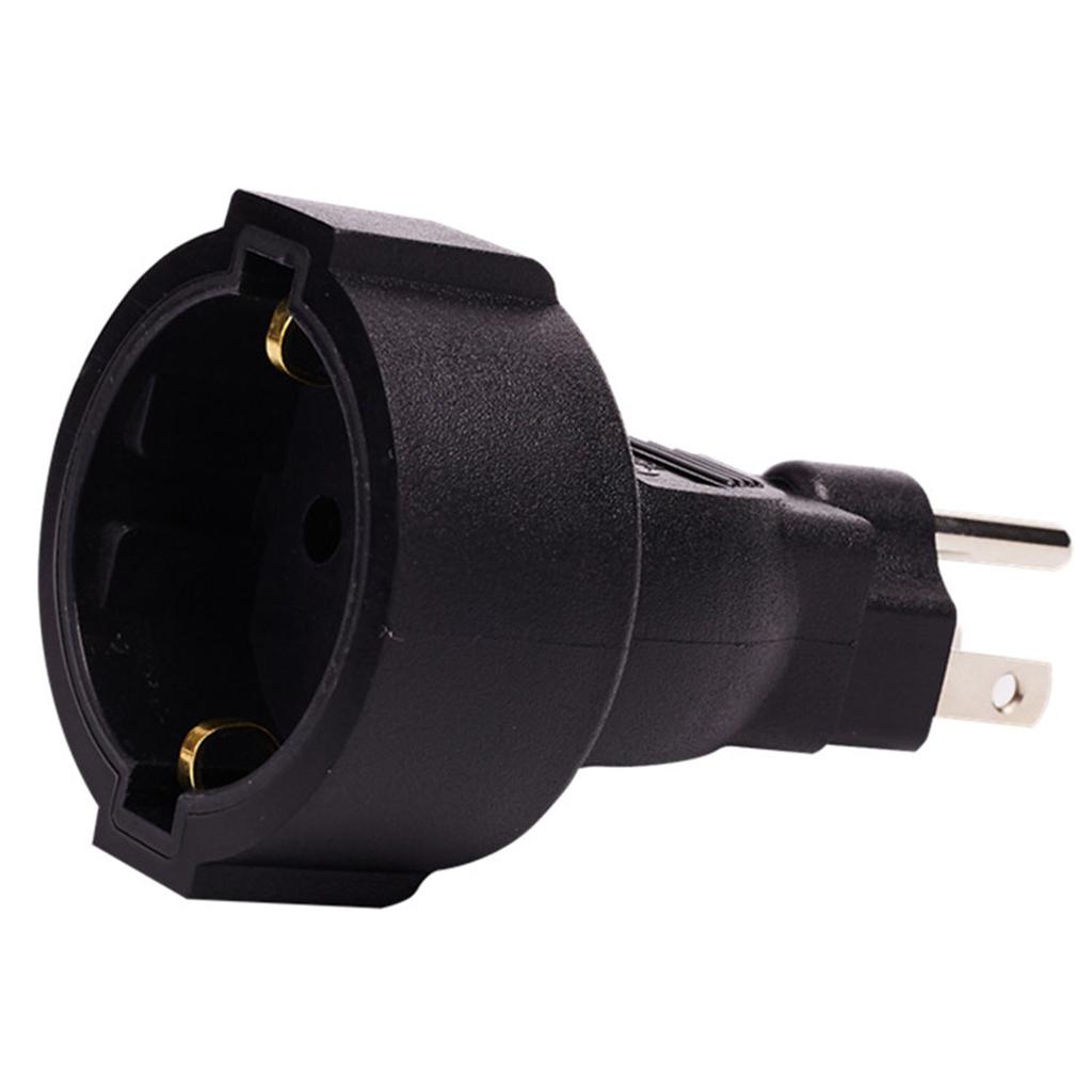 Адаптер питания США 3-контактный к европейскому стандарту 3-контактный 110 В-250 В Вилка-папа к розетке-маме Беспроводной переходник