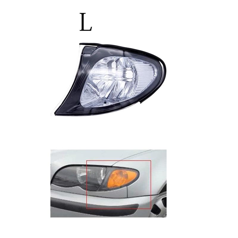 1/2 шт. автомобильный светодиодный угловой габаритный фонарь, корпус указателя поворота, крышка лампы для BMW 3 серии E46 4DR 318i 320i 325i 330i 2002-2005