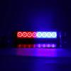 8 светодиодов 12 В автомобильный светодиодный стробоскоп предупреждающий свет грузовик аварийный мигающий свет приборной панели дневной ходовой свет светодиодные полицейские огни красный/синий