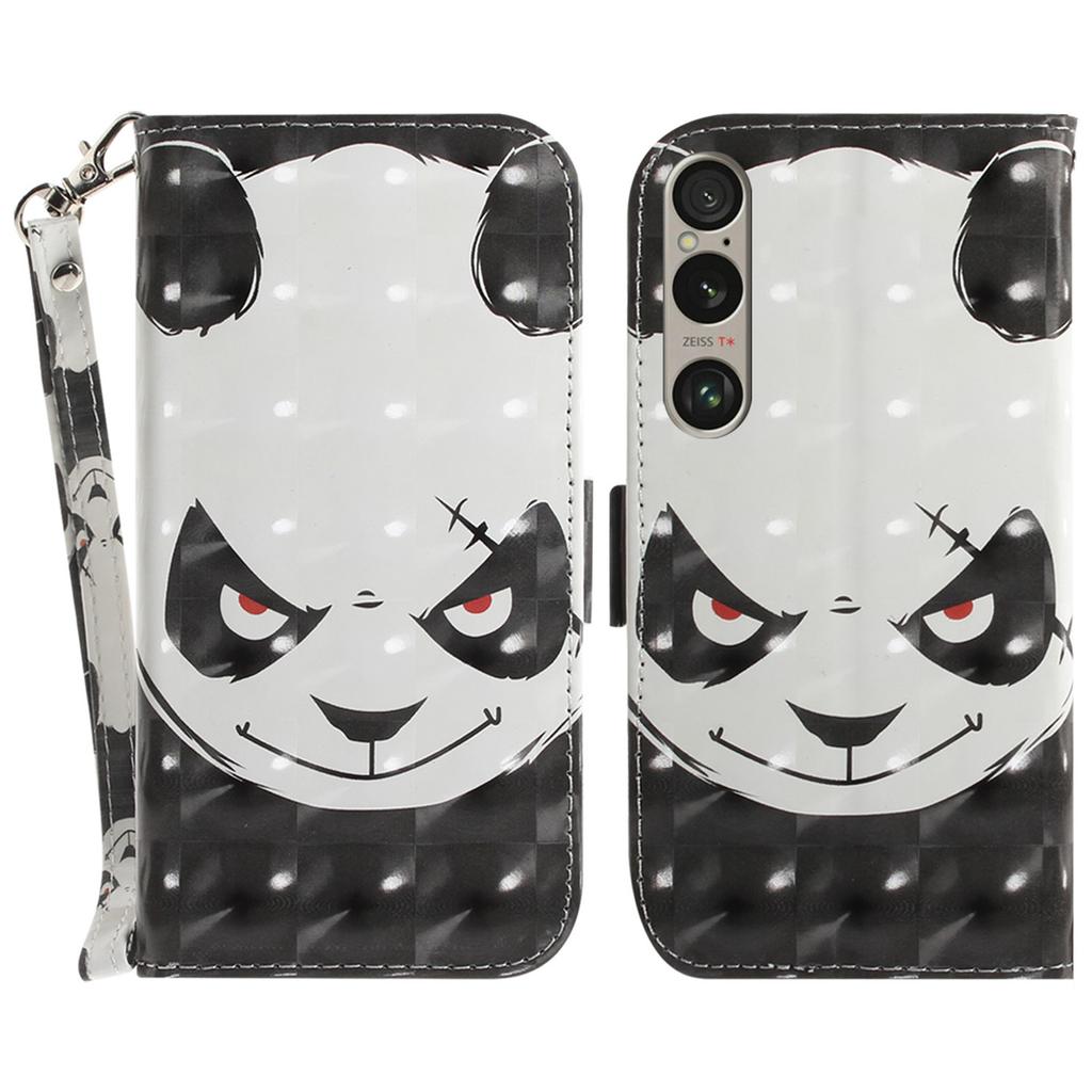 For Sony Xperia 1 VI Case Pattern Printing Wallet Stand Leather Phone Cover