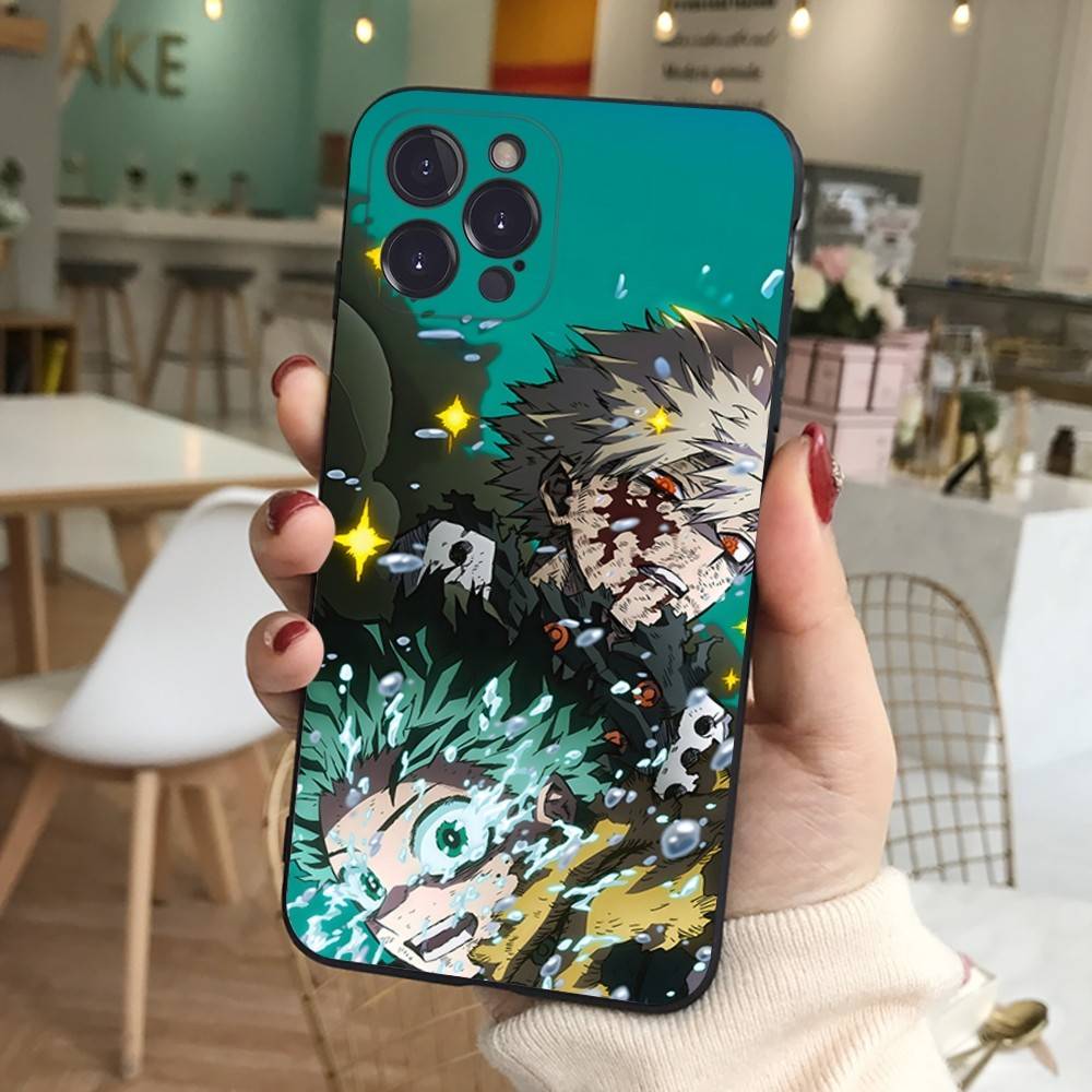 Моя геройская академия Кацуки Бакуго Чехол для телефона My Hero Для IPhone 17 16 Pro Max 15 14 13 12 11 Mini Plus Чехол для телефона