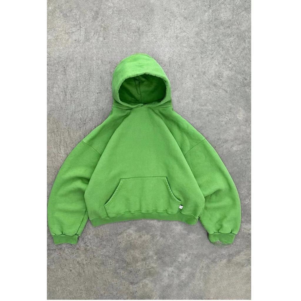 RogueWave European and American Fashion Loose Hooded Solid Color Street Sports Top