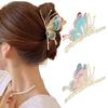 Модная заколка для волос-бабочка, геометрический зажим для волос, металлические аксессуары для волос для женщин, трендовый головной убор