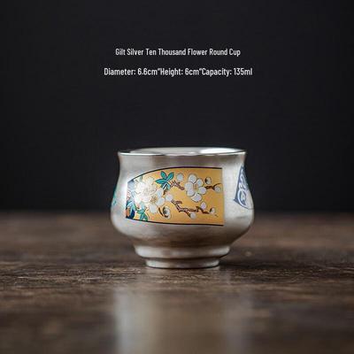Позолоченная керамическая чашка мастера чая Chaxun