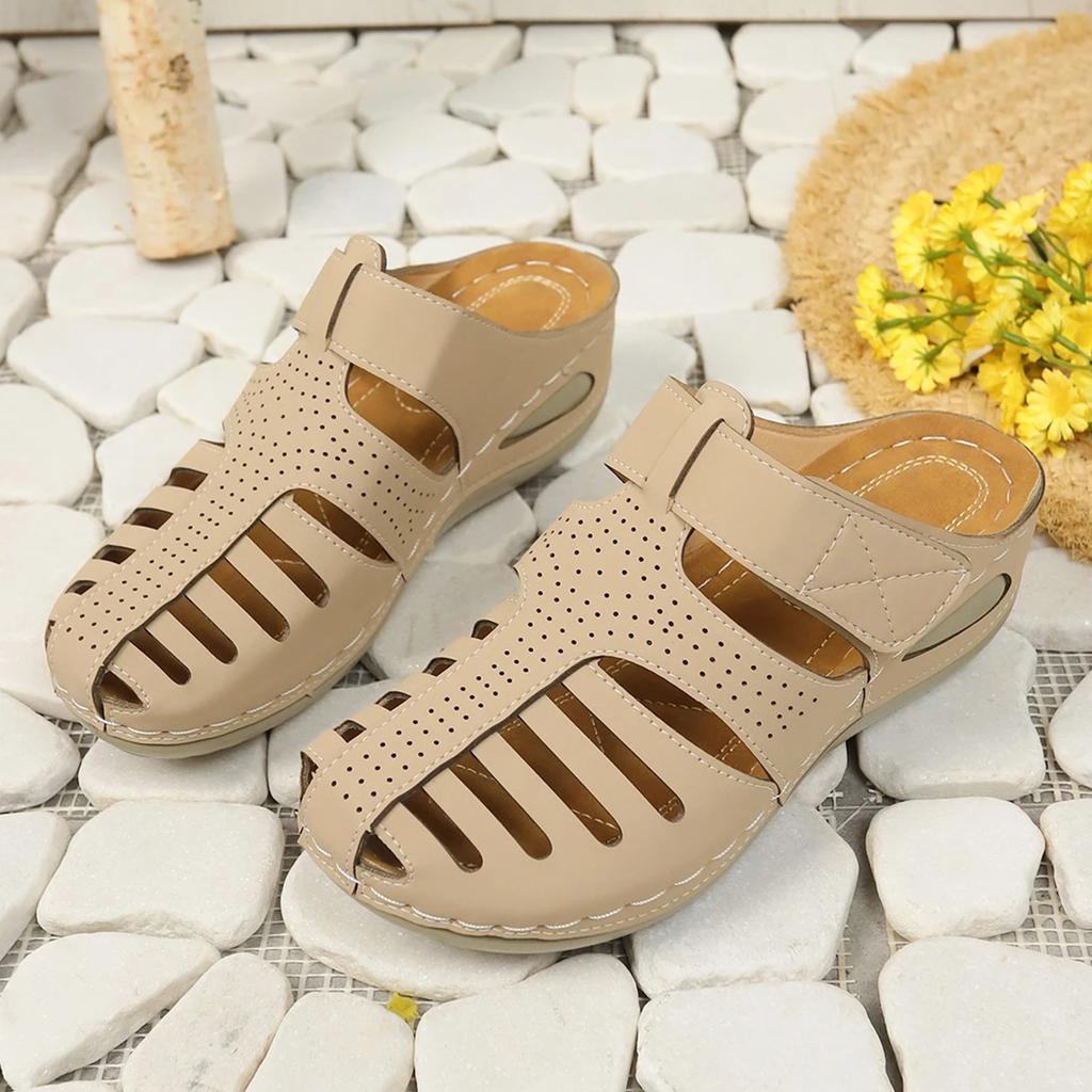 Women Bohemian Style Summer Shoes for Women Summer Sandals with Heels Gladiator Sandalias Mujer Elegant Wedges Shoes
