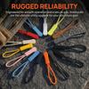 150 Pcs Lock Mechanism Zip Clip Buckle 15 Colors Slider Cord Rope Puller Zipper Pulls  for Bag