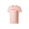Li Ning Cool And Breathable Logo Solid Color Short Sleeve T-Shirt Men Tops Fluorescent-Soft-Orange AHSS217-4
