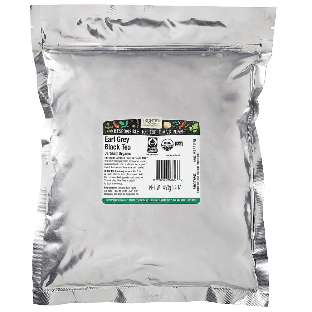 Frontier Natural Products Черный чай Эрл Грей 453 г (16oz)