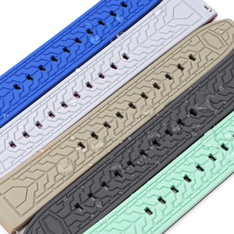 King Omega Swatch X Compatible Rubber Watch Strap with MoonSwatch Replacement Rubber Available In 11 Bioceramic MOONSWATCH Type 2 [Import Original]