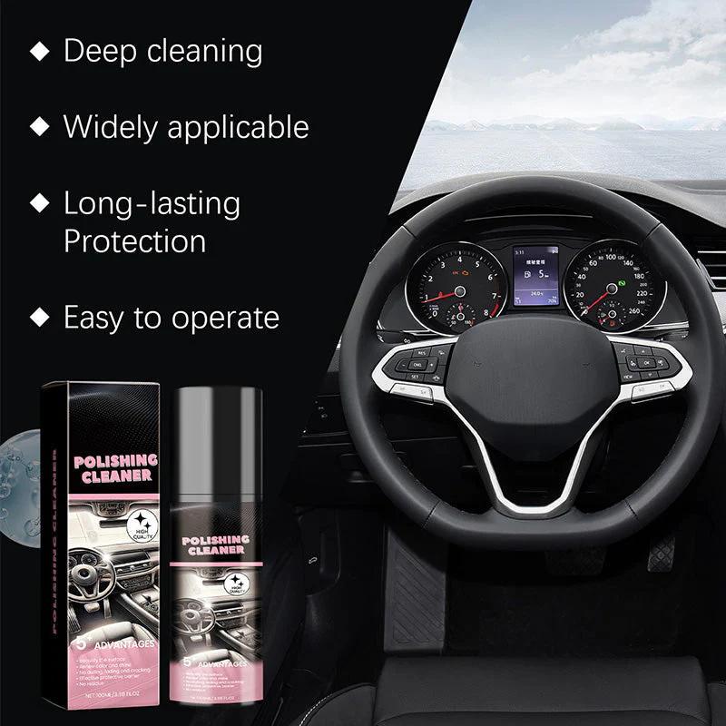 100 мл Полироль для салона автомобиля Очиститель для блеска автомобиля Спрей для детализации салона Защита от выцветания цвета Восстановление Уход за автомобилем Детейлинг-спрей