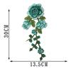 High Quality DIY Polyester Popular Clothing Accessories Flower Fashion Applique Clothes Patches Sewing Patch Embroidery 1PC  Handmade