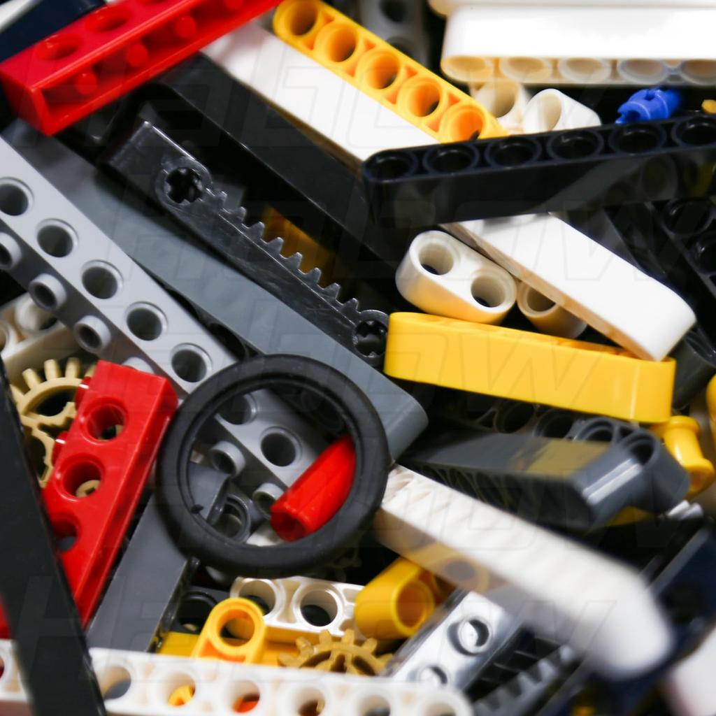 Habow's 2 Lb Bulk Technic Parts Are Compatible with Lego Technic Parts. Replacement Parts for Building Blocks. Technic Random Parts Pieces.