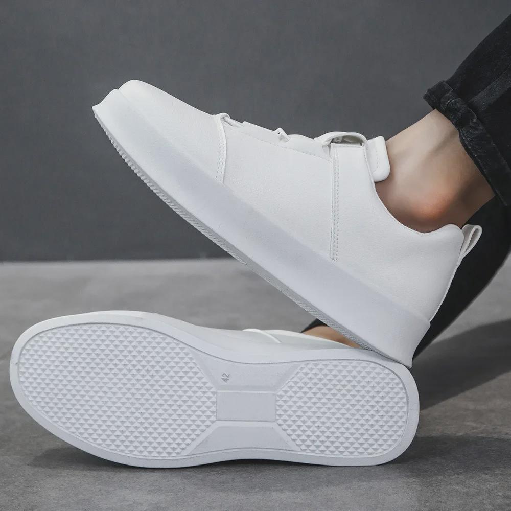 Мужские повседневные кроссовки Slip-On: Универсальная, легкая, молодежная спортивная обувь и обувь на плоской подошве