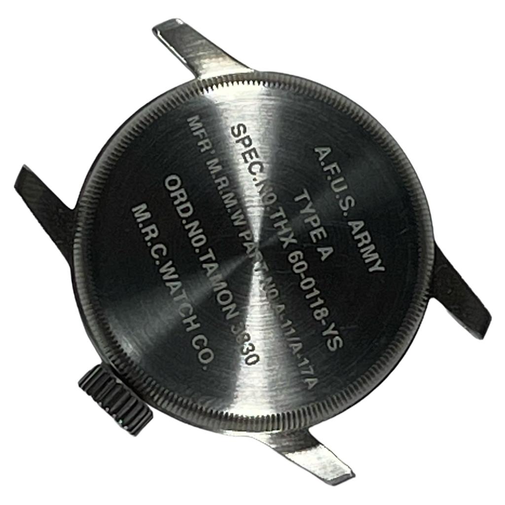 Военные часы для TYPE черный нейлоновый зеленый ремешок НАТО [M.R.M.W.] мужские, A-11, 12H, циферблат,