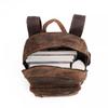 Handmade Vintage Buffalo Leather Backpack Rucksack Travel College Bag