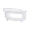 CAINZ Calico Plus M Мелкая Ширина 44 см Глубина 37,5 см Высота 21,2 см Прозрачный Матовый Отделка с Роликами Хранение Шкаф Чехол Полка Чехол для Хранения Одежды Коробка