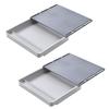 East Leaf Drawers for Desks and Small Item No Drilling Required Add-On Under-Desk Tables, Storage, Adhesive, (Gray, 2-Pack)