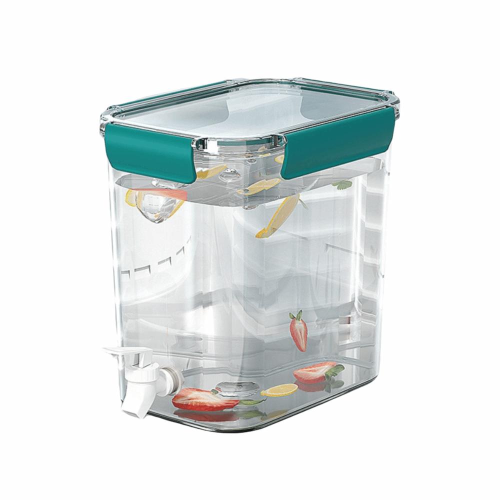 With Spigot Cold Water Kettle Plastic Water Container Portable Drink Dispenser Kitchen