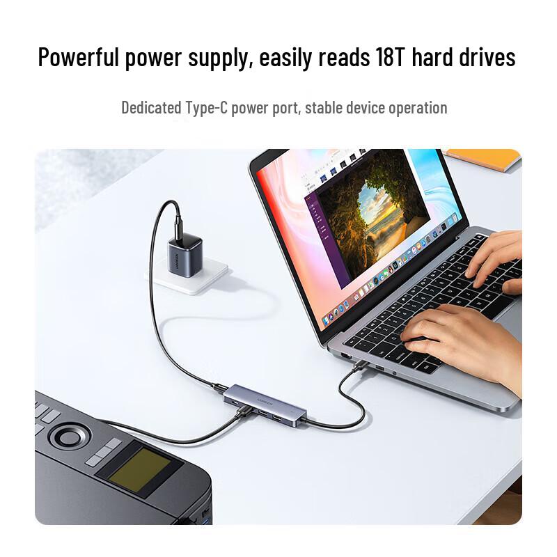 Ugreen 4-портовый USB 3.0 Type-C концентратор данных