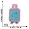 Вышитая нашивка с мультяшными животными и фруктами для DIY-аксессуаров и блокнотов