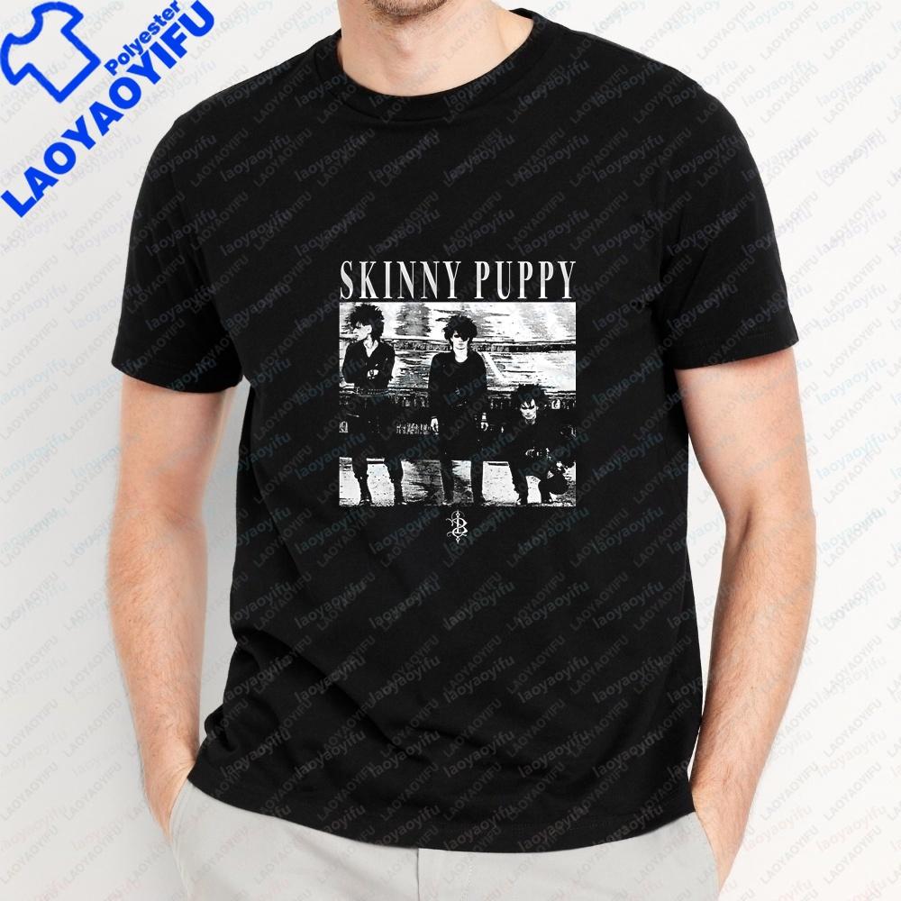 Rock Band Skinny Puppy Unisexs TShirts And Tank Tops Summer ShortSleeved Unisexs And Unisexs Comfortable TShirts