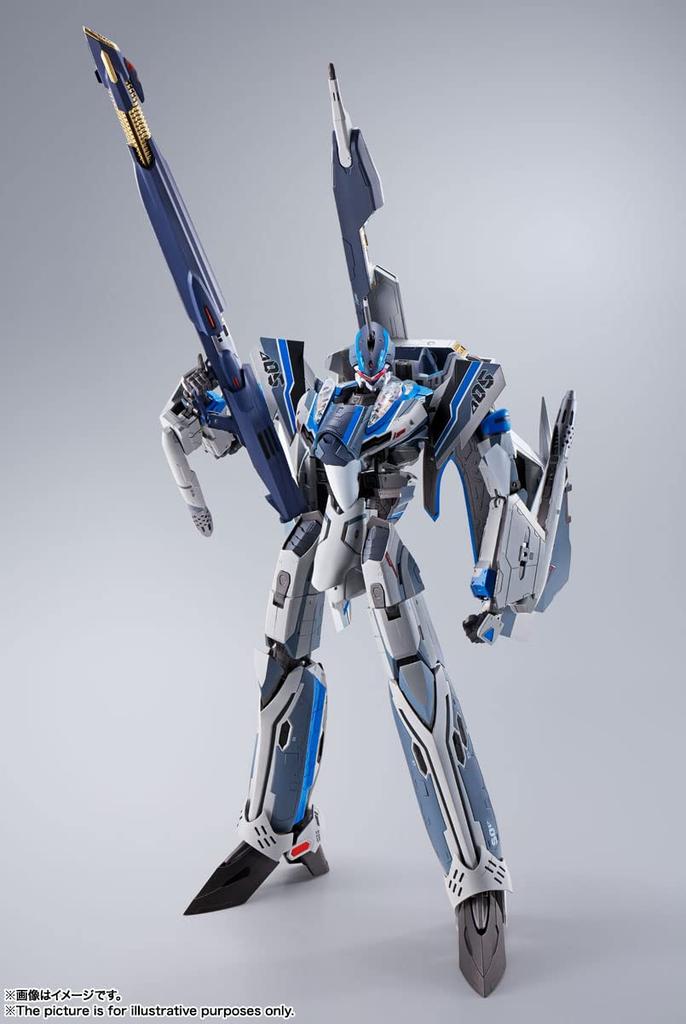 TAMASHII NATIONS DX Chogokin Macross Delta The Absolutely First Limited Edition Kairos Plus Immelmann 260mm ABS Diecast PVC Painted Movable Figure