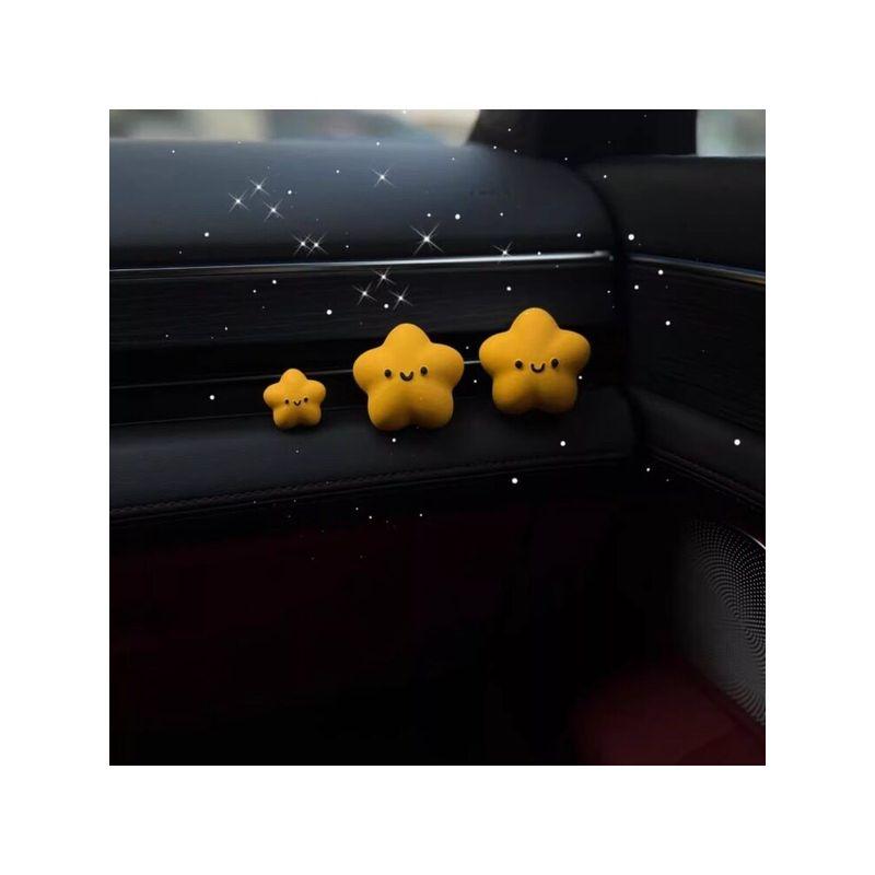 Lucky Star Aroma Diffuser Stone Cute Car Air Freshener Vent Ornament Star Car Air Conditioning Fragrance High-End Decoration