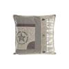 Cushion - Vintage - 45 X 15 X 45 Cm - Grey and White - Indoor - Elegant Style