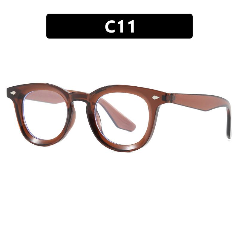 Luxury Brand Designer Small Frame Sunglasses Women For Men Popular Sun Glasses Vintage Punk Shade Rivet Concave Frame Eyeglasses