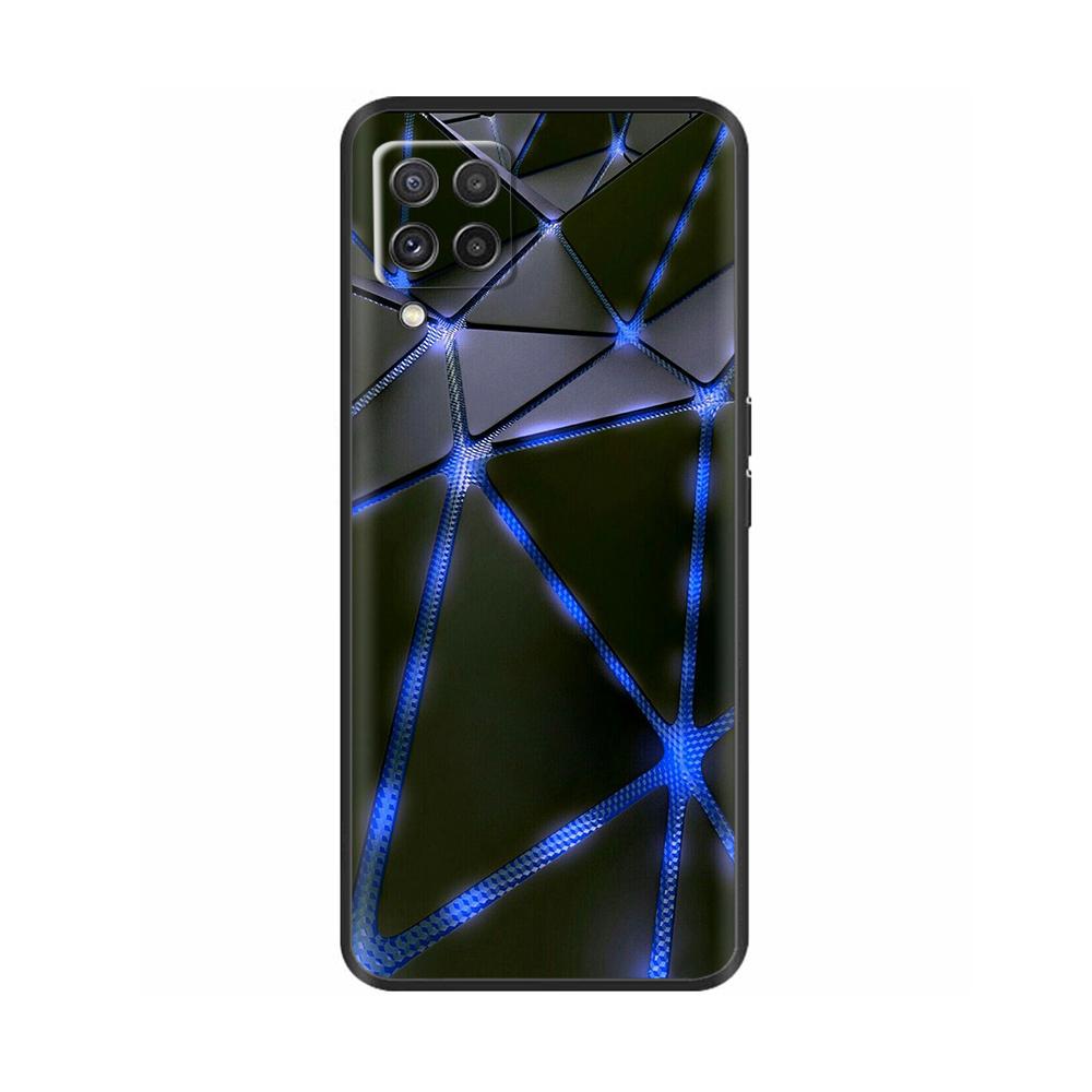 For Samsung Galaxy M22 M32 4G Case Phone Back Cover For Samsung M32 4G M22 F22 Case Soft Black Silicone Bumper Shell 6.4 inch