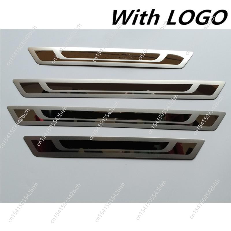 Для Peugeot 5008 308 2008 3008 307 206 207 407 408 2008-2018 накладка на порог, защита порога, педаль, Стайлинг автомобиля