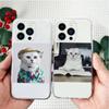 Cool Fashion Cat Phone Case For Iphone 14 13 11 12 Pro Max Mini 6 7 8 Plus X XR XS SE 2020 Transparent Cover