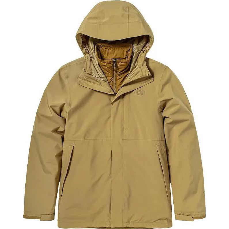 THE NORTH FACE Outdoor Hiking Waterproof , Windproof , Thermal , Water Repellent Windbreaker Jacket Men's Khaki (Unisex) Windbreaker Jackets