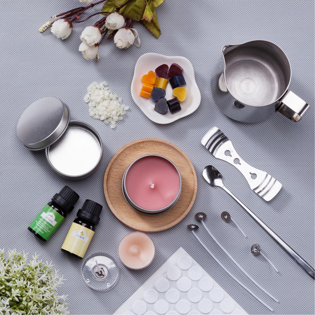 Aoresac Набор для изготовления ароматических свечей с полными принадлежностями для изготовления свечей для детей, взрослых, начинающих, сделай сам