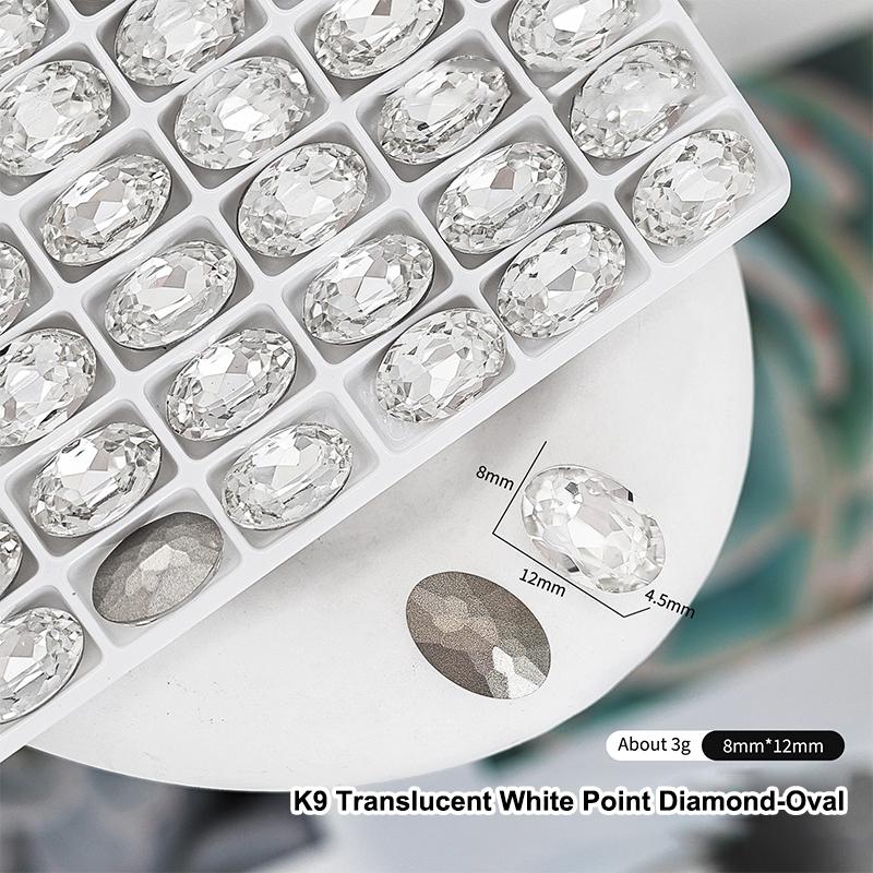 5 шт. прозрачные хрустальные бриллиантовые роскошные овальные квадратные стразы для дизайна ногтей драгоценные камни сверкающее стекло супер флэш-камни для ногтей подвески