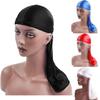 Unisex Soft Imitated Silk Bandana Doo Durag Headwear With Adjustable Fit For Men And Women
