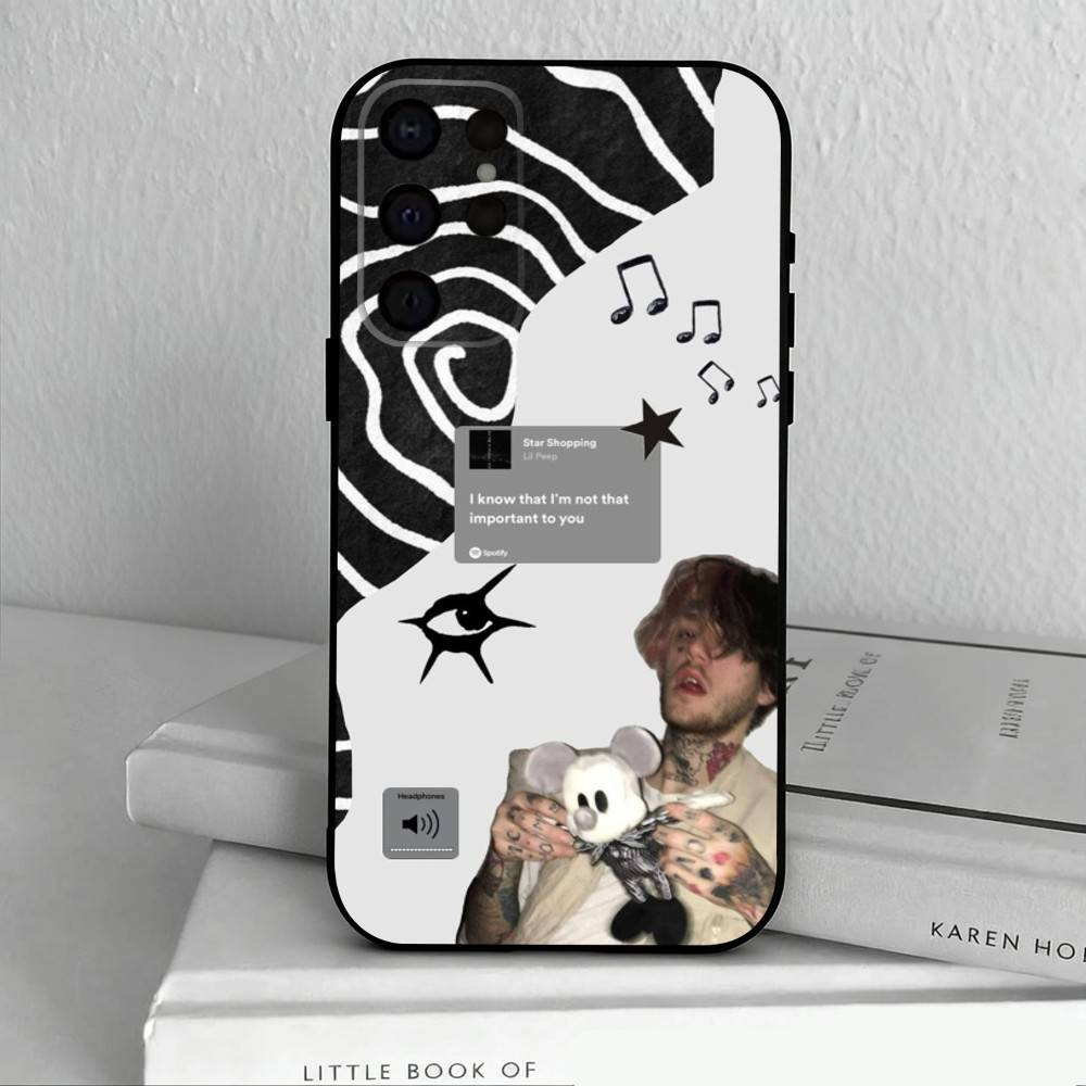 S-Star Shopping Lil Peep Чехол для телефона для Samsung S25, S24, S21, S22, S23, S30, Ultra, S20, Plus, Другие Мягкий черный чехол