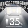 COB LED уличный налобный фонарь с зарядкой через USB, налобный фонарик с дисплеем мощности, мощный налобный фонарь для ночной рыбалки на открытом воздухе