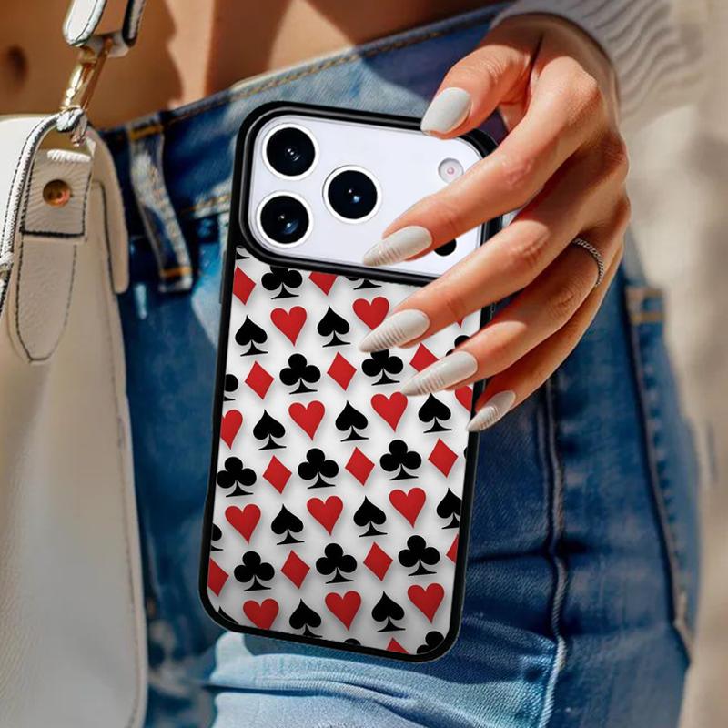 КОЛЛЕКЦИЯ ИГРАЛЬНЫХ КАРТ ДЛЯ КАЗИНО Чехол для телефона Для iPhone 17 Air 14 15 13 12 Max Чехол Для Apple 14 15 16 16e 11 Pro Max Plus Coque