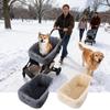 Подушка для коляски для собак Зимняя подушка-мат для коляски для собак и кошек Вкладыши Магнитные Для щенков котят Поездки в машине Прогулки в парке На улице